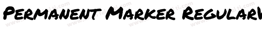 Permanent Marker RegularVersion 10字体转换